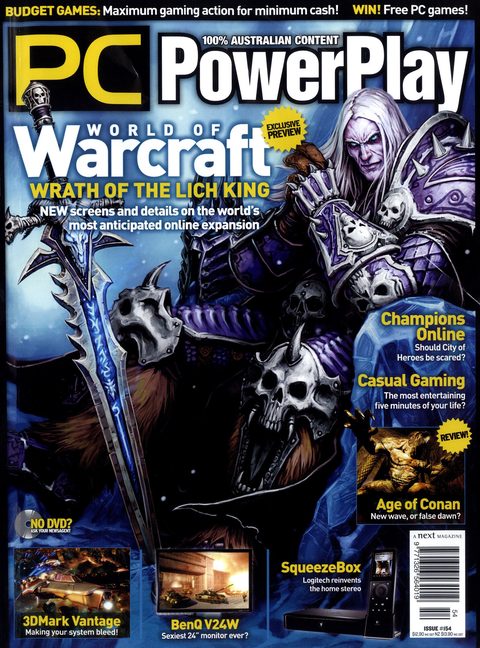 PC PowerPlay #154 · August 2008 cover