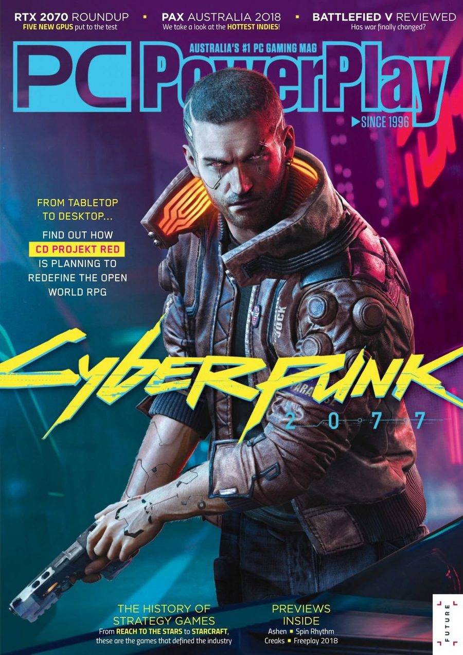 Cover of PC PowerPlay #274, with Cyberpunk 2077