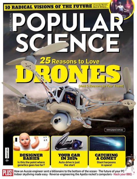 Popular Science August 2014 cover